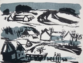 "Ruhige Winterlandschaft" by František Emler on art24