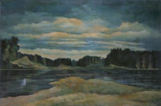 "Weite Seelandschaft" by František Sembdner on art24
