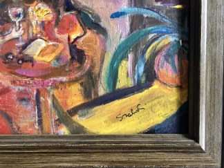 "Kávéház/Kaffeehaus" by Katalin Szabadi on art24