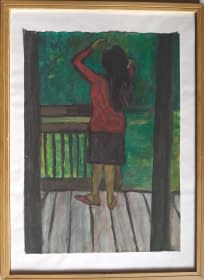 "Sich kämmende Frau" von Wolfgang Söring auf art24