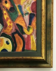 "Combfixes nő lovagol / Reiterin in Strumpfhosen" von Pasaréti Csepeli Varró Németh Miklós auf art24