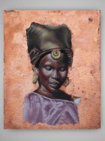 "Gold and Gaze" von Roberta Ordonez auf art24