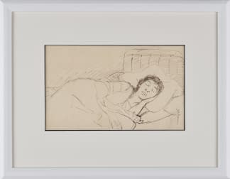 "Schlafende Frau" by Ignaz Epper on art24