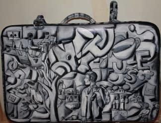 "Koffer, voll mit Hoffnung" by Zoran Marcius on art24