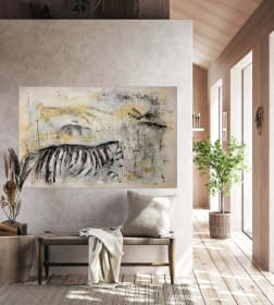 "Zebra" by Rita Kohmann on art24