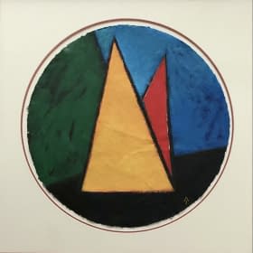 "Ùtközben (Angyal) /Am Weg (Engel)" by János Aknay on art24