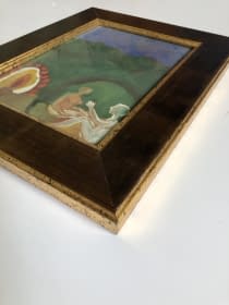 "Tábortűz mellett/ Am Lagerfeuer" by Katalin Szabadi on art24