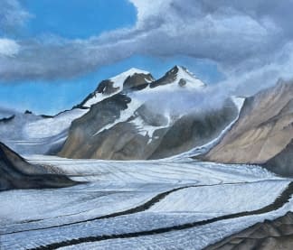 "Aletschgletscher VS: Blick zum Konkordiaplatz mit Trugberg u" de Philipp H. Schmid sur art24