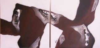 "Diptychon in Lederoptik" by Claudia Frozza on art24