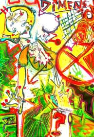 "DIMENSION X" by @SpaceSpider on art24