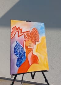 "Divine Beauty" by Lara Kvasna on art24