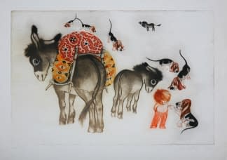 "Kleiner Esel" de Jitka Walterová sur art24