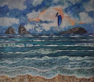 ""Wind und Wellen"" von Katarzyna Knap KNAP_ART auf art24