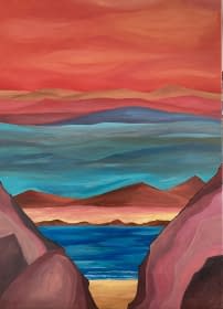 "Landschaft in Landschaft 2" by Regula Nef on art24