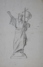 "Studie zu einem Monument" by Arthur Joseph Guéniot on art24