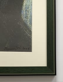"Kék-Zöld Angyal (P) EA 1/1 / Blau-grüner Engel (P) EA 1/1" by János Aknay on art24