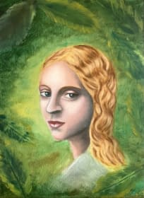 "Between Leaf and Gaze" von Kamila Hyo Hlobil auf art24