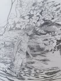 "L' enfant et la rivière" by Emmanuelle Tenailleau on art24