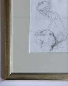 "Akt rajz XVIII./ Akt Zeichnung XVIII." by Ruttkay Sándor on art24