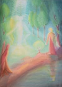 "Begegnung im Wald" by Christopher Baumann on art24