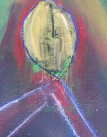 "Die drei Nornen, signiert und datiert 2006" von Wo Sarazen auf art24