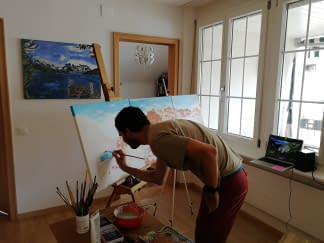 "Meglisalp Triptychon" by Simon D. Streit on art24