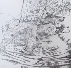 "L' enfant et la rivière" by Emmanuelle Tenailleau on art24