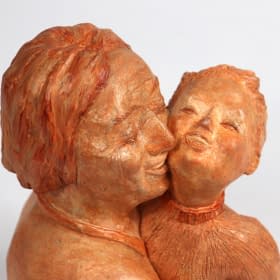 "Dans mes bras" by Nicole Kretz Bellieres on art24