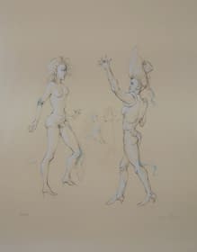 "Fünf Frauen (les fruits de la passion) 186/250" by Leonor Fini on art24