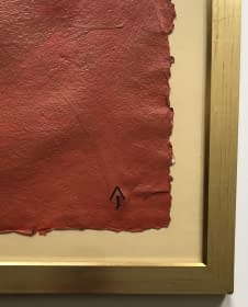 "Vörös ruhás angyal/ Engel im weiroten Kleid" by János Aknay on art24