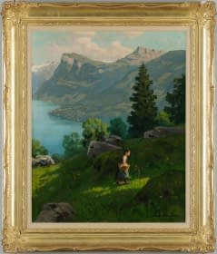 "Auf dem Heimweg" de Hans Bachmann sur art24