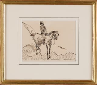 "Reiterstudie" by Walther von May on art24