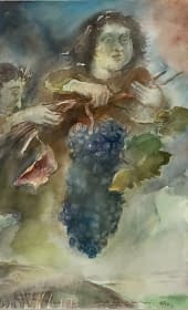 "A nagy szőlőfürt/ Die große Weintraube" von János Giczy auf art24
