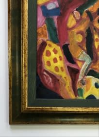 "Combfixes nő lovagol / Reiterin in Strumpfhosen" von Pasaréti Csepeli Varró Németh Miklós auf art24