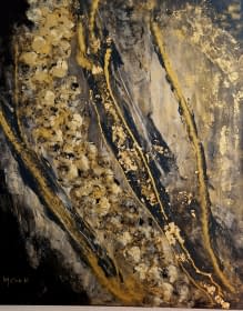 "Black meets Gold II" von Art by Tina N. auf art24
