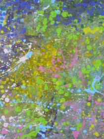 "Abstrakte Landschaft" von Ebba Sakel auf art24
