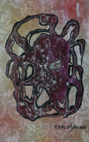 "Komposition auf Tapete" von Ettore Della Savina auf art24