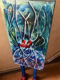 "Rote Schuhe 1" von Christa Baisch auf art24
