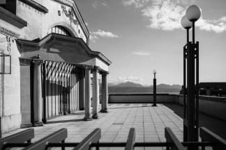 "Vue de l'entrée de la haute école de musique de Lausanne" by Sylvain Blanchoud on art24