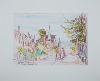 "Highgate Hill London" by František Sembdner on art24