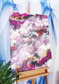 "Lila Himmel" by DAgis Welt on art24