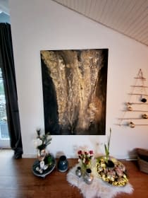 "Black meets Gold I" von Art by Tina N. auf art24
