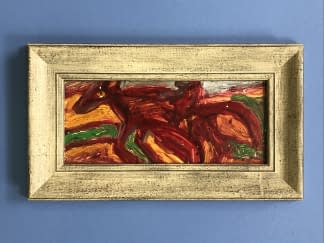 "Ló és lovas a nyári naplementében/ Pferd und Reiter im Sommersonnenuntergang" von Pasaréti Csepeli Varró Németh Miklós auf art24