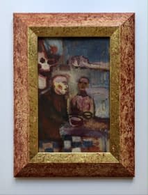 "Rózsaszín fekete belsővel / Rosa aber innen Schwarz" von Katalin Szabadi auf art24