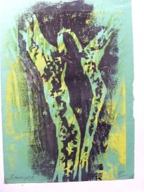 "Zyklus "Pappeln am Mechower See"" de Ebba Sakel sur art24