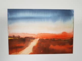 "couché de soleil" by Françoise Jeanrenaud on art24