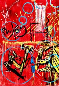 "Vergangenheit & Zukunft, Kriege & die Mächte der Matrix" by @SpaceSpider on art24