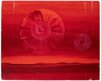 "Rote Landschaft" by Edith Irving-Sommer on art24