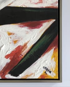 "Zászlót tartó/Flagge haltend" by Attila Orbán on art24