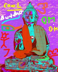 "Buddha Pop Art Graffity" von Rolphe Alcide Grimaître auf art24
